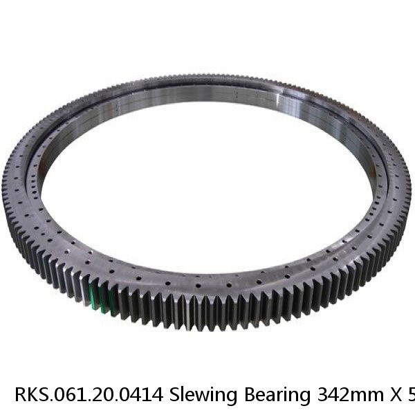 RKS.061.20.0414 Slewing Bearing 342mm X 504mm X 56mm